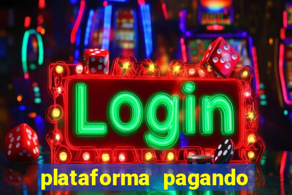 plataforma pagando fortune tiger